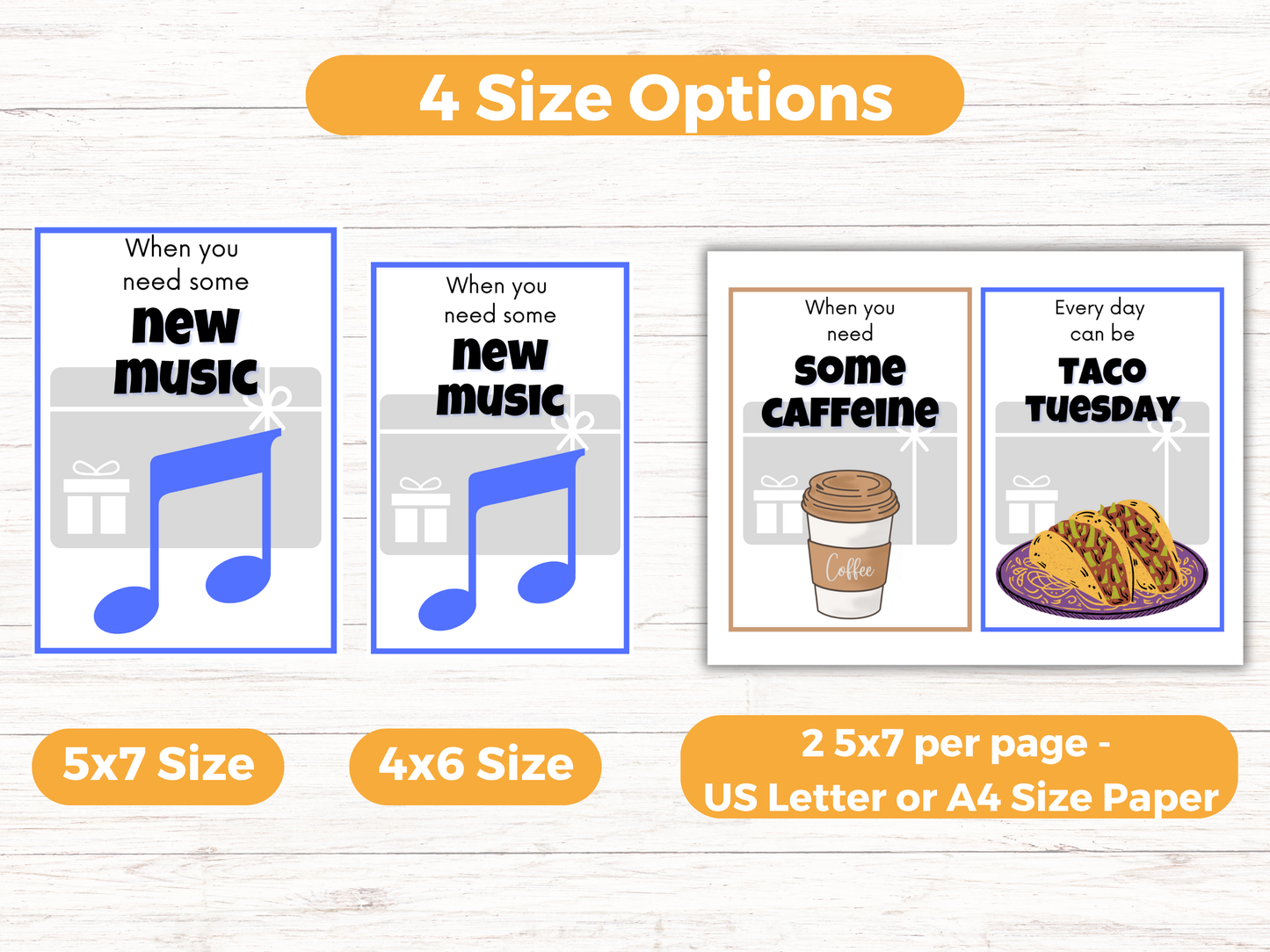 Graduation Gift Card Book Editable or Printable