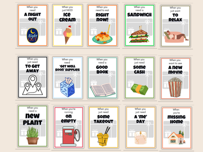 Graduation Gift Card Book Editable or Printable