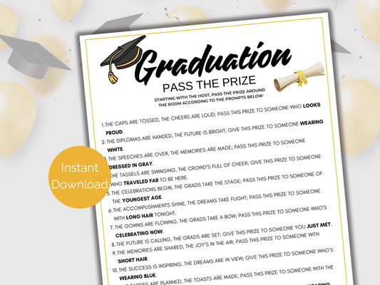 Graduation Pass The Prize