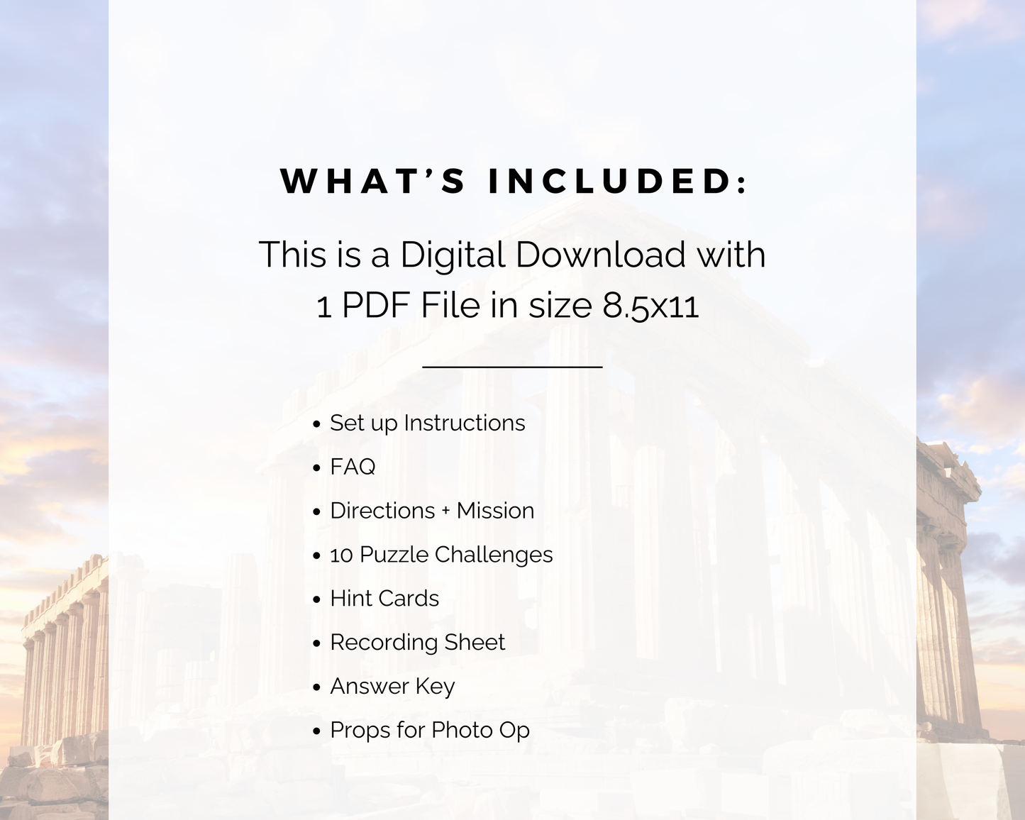 Greek Mythology Escape Room for Kids