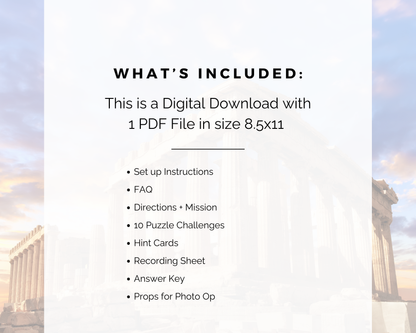 Greek Mythology Escape Room for Kids