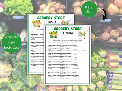 Grocery Store Trivia Game