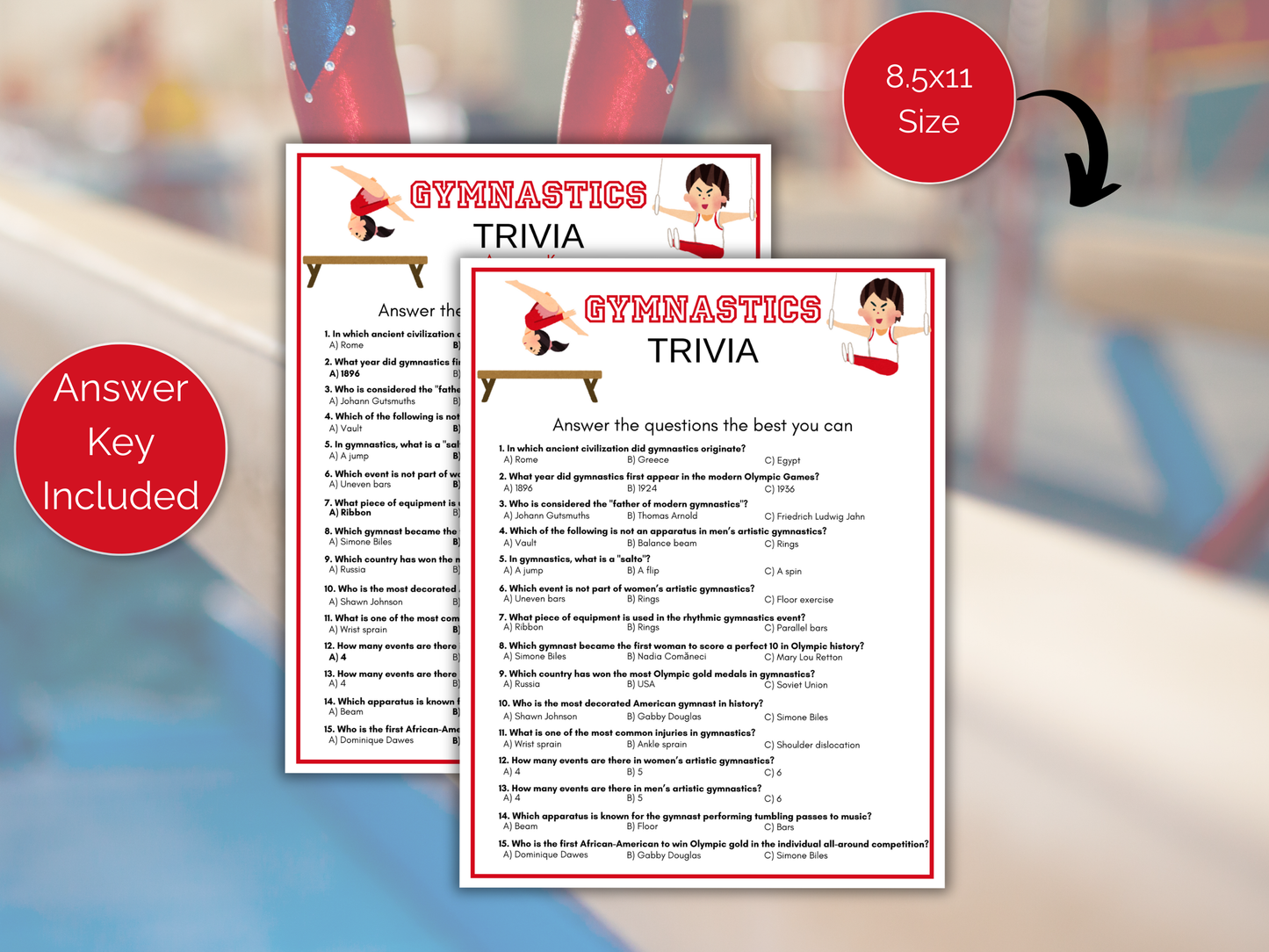 Gymnastics Trivia