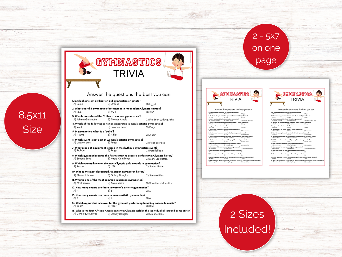 Gymnastics Trivia