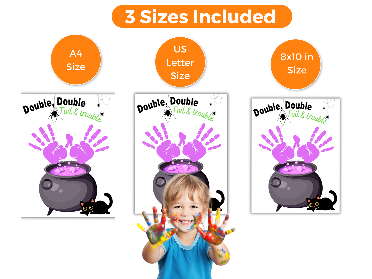 Halloween Handprint Art Bundle