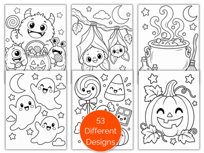 53 Halloween Coloring Pages for Kids