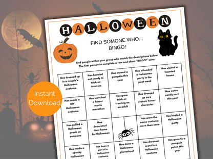Halloween Find Someone Who