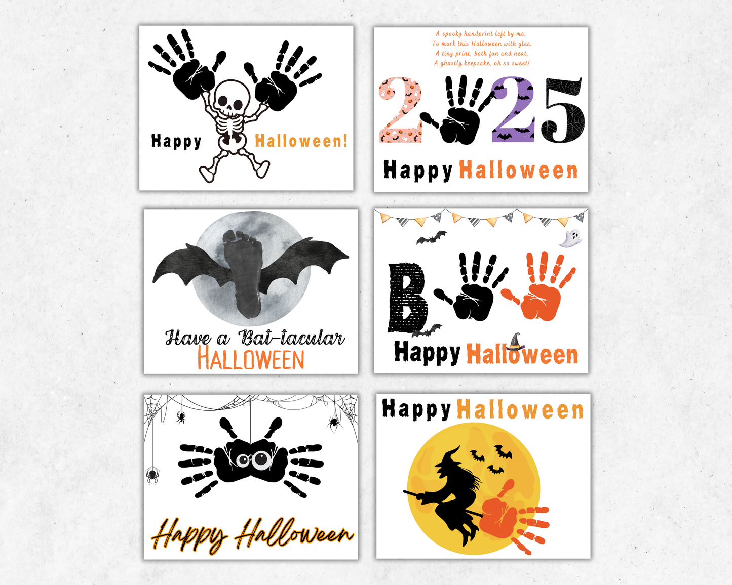 Halloween Handprint Art Bundle