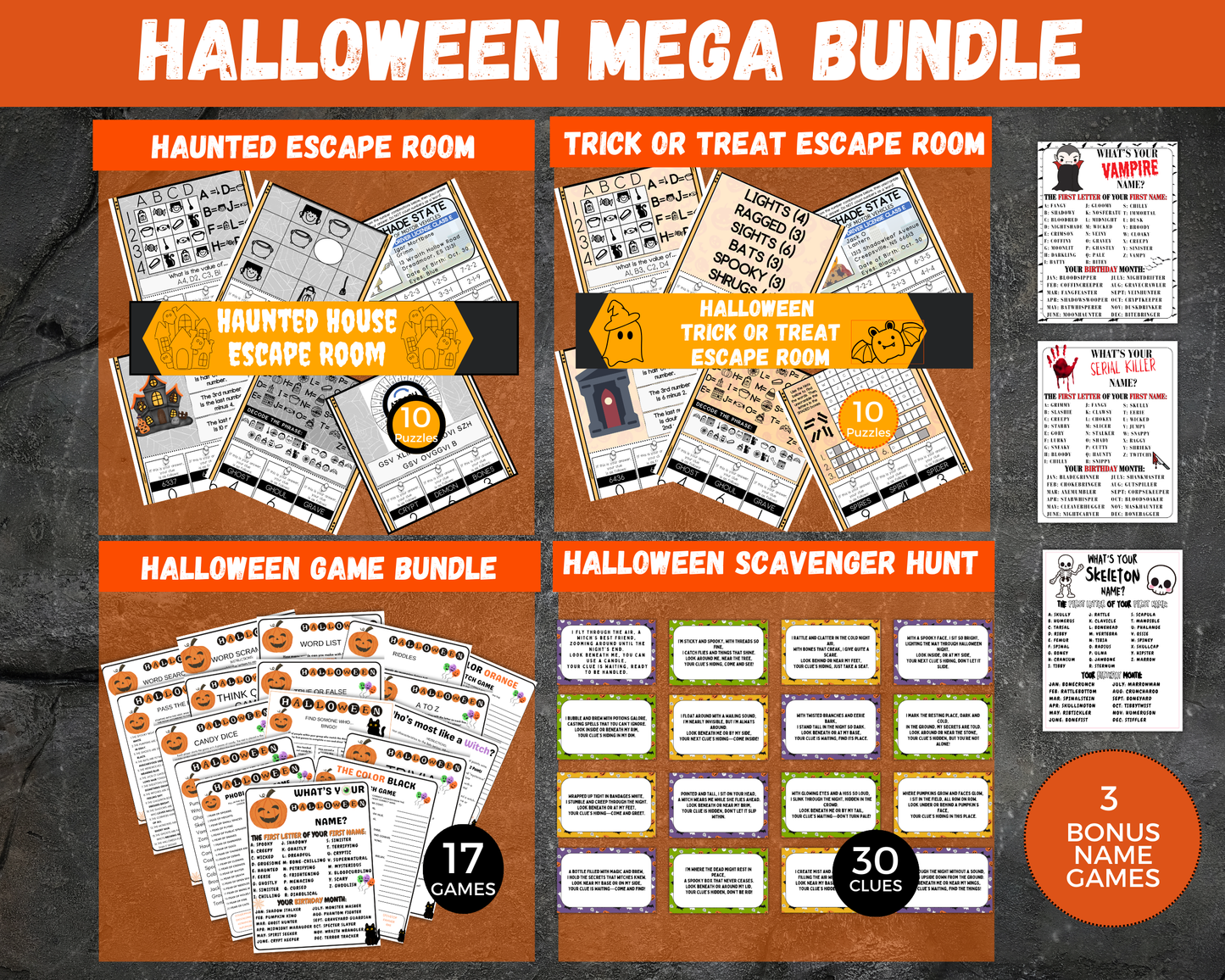 Halloween Mega Game Bundle