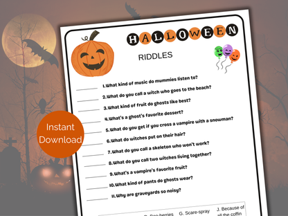 Halloween Riddles