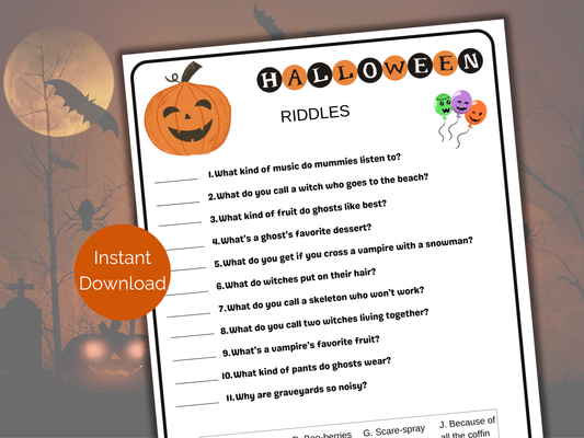 Halloween Riddles