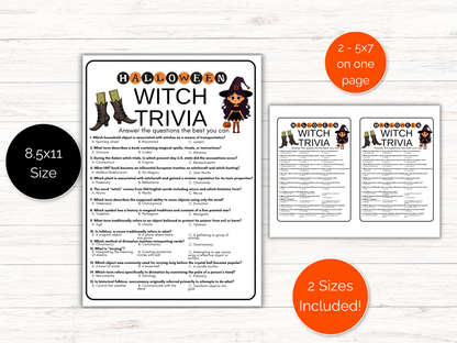 Halloween Trivia Game Bundle