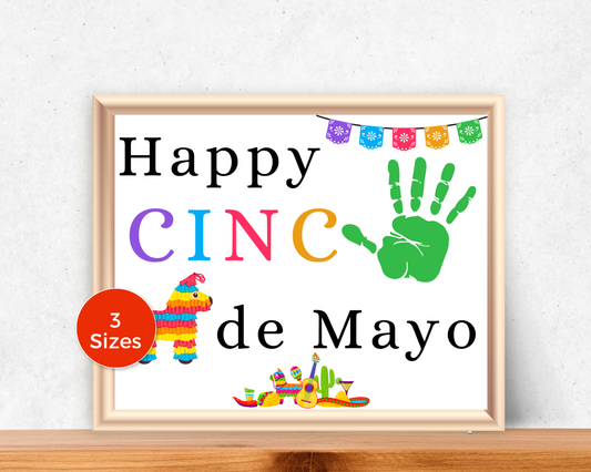 Happy Cinco De Mayo Handprint Art