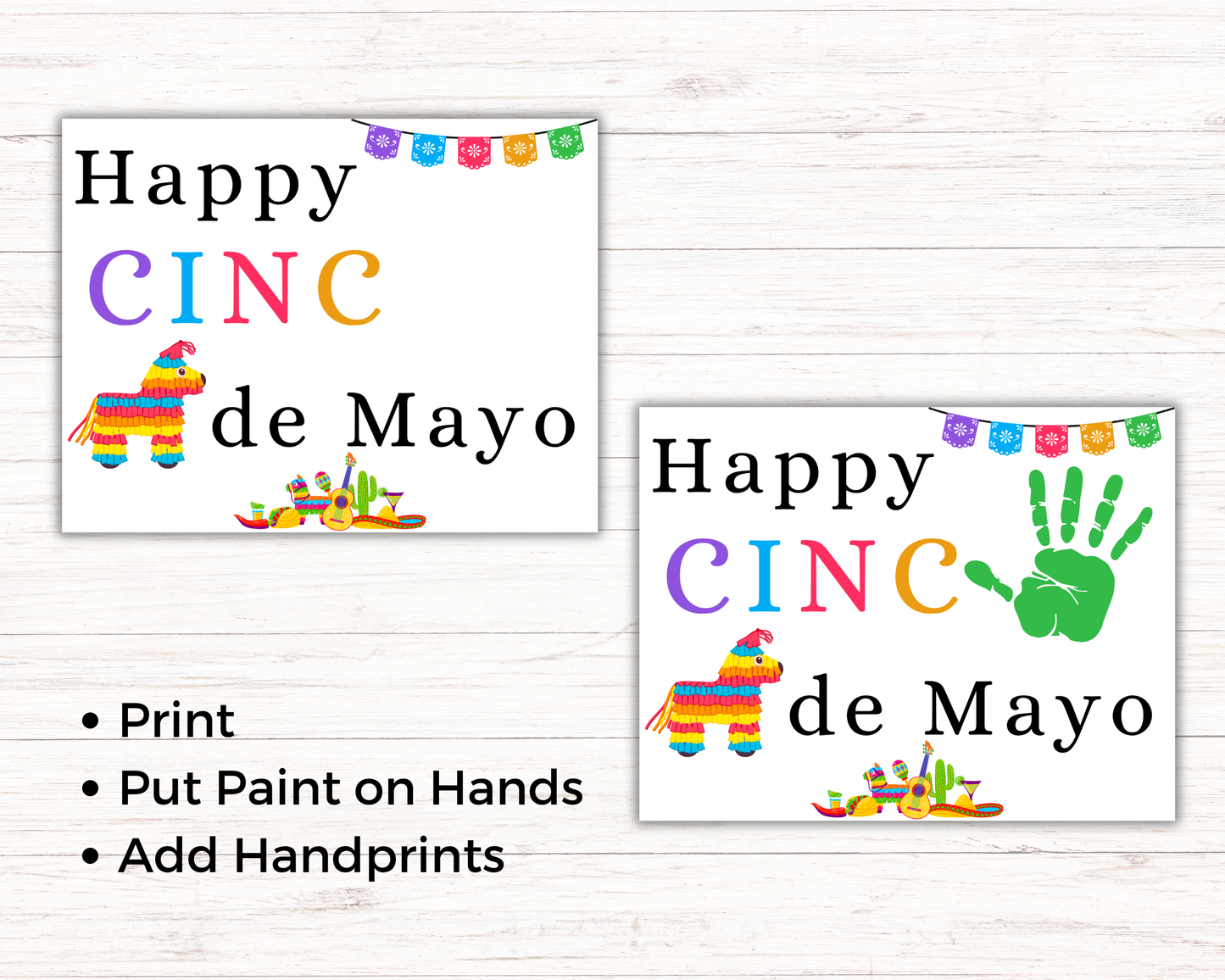 Happy Cinco De Mayo Handprint Art