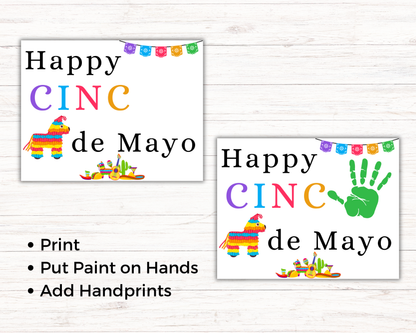 Happy Cinco De Mayo Handprint Art