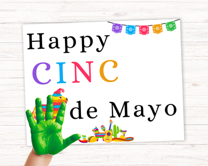 Happy Cinco De Mayo Handprint Art