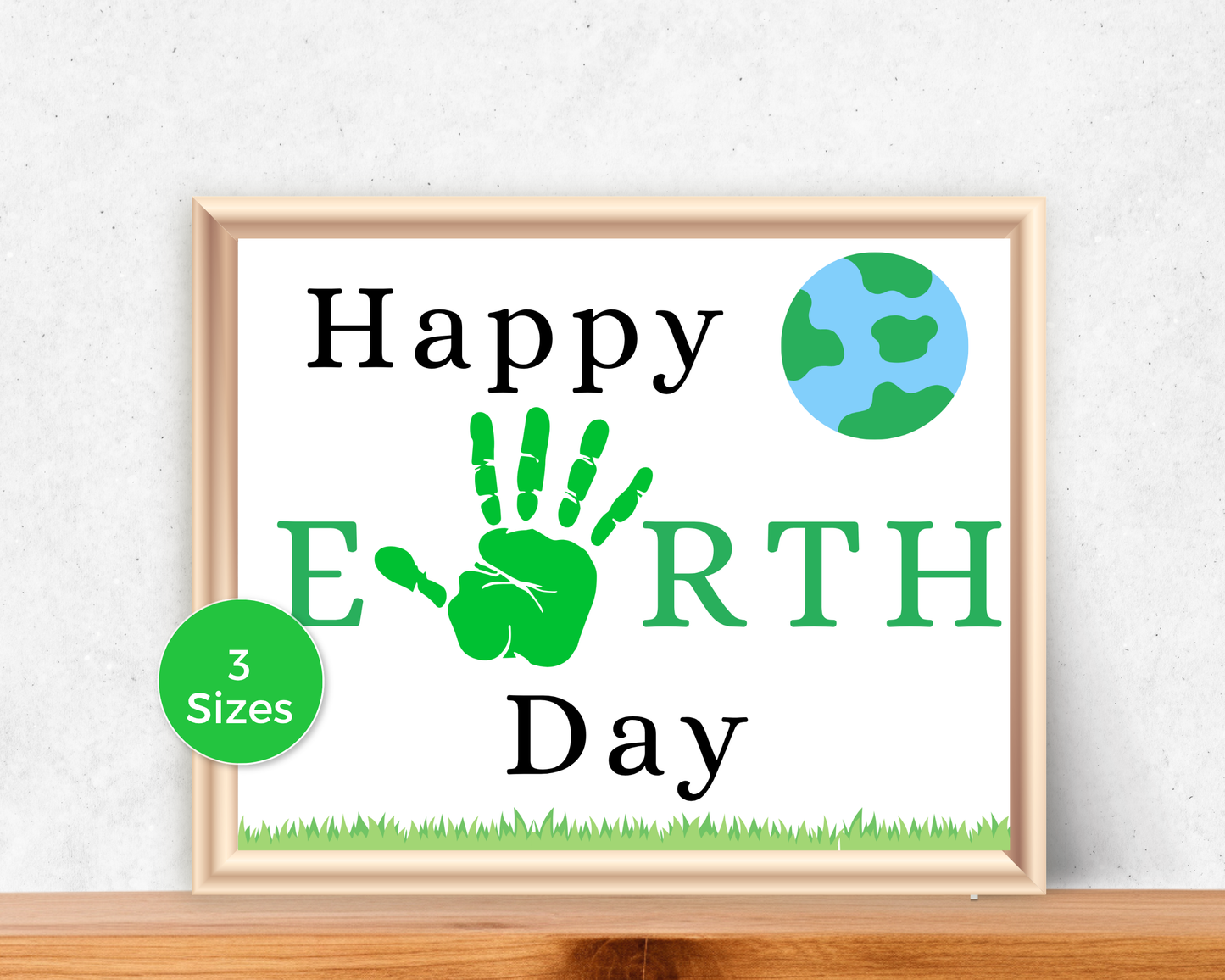 Happy Earth Day Handprint Art