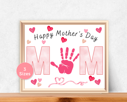 Happy Mothers Day Handprint Art