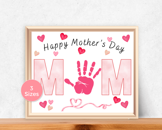 Happy Mothers Day Handprint Art