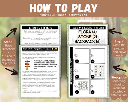 Hiking Escape Room for Kids