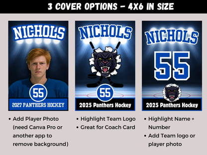 Hockey Team Roster Lanyard Template