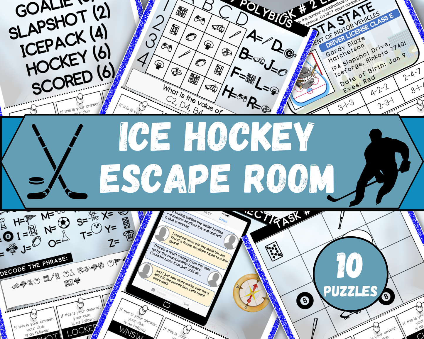 Hockey Escape Room for Kids
