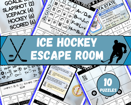 Hockey Escape Room for Kids