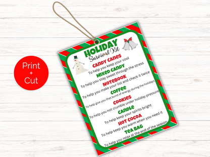 Holiday Survival Kit (Editable)