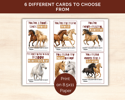 Horse Valentine Cards