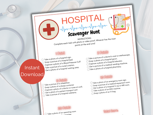 Hospital Scavenger Hunt