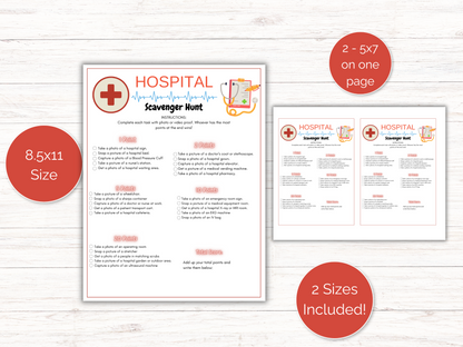Hospital Scavenger Hunt