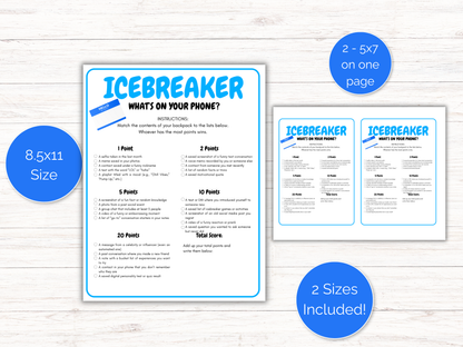 Icebreaker What's On Your Phone