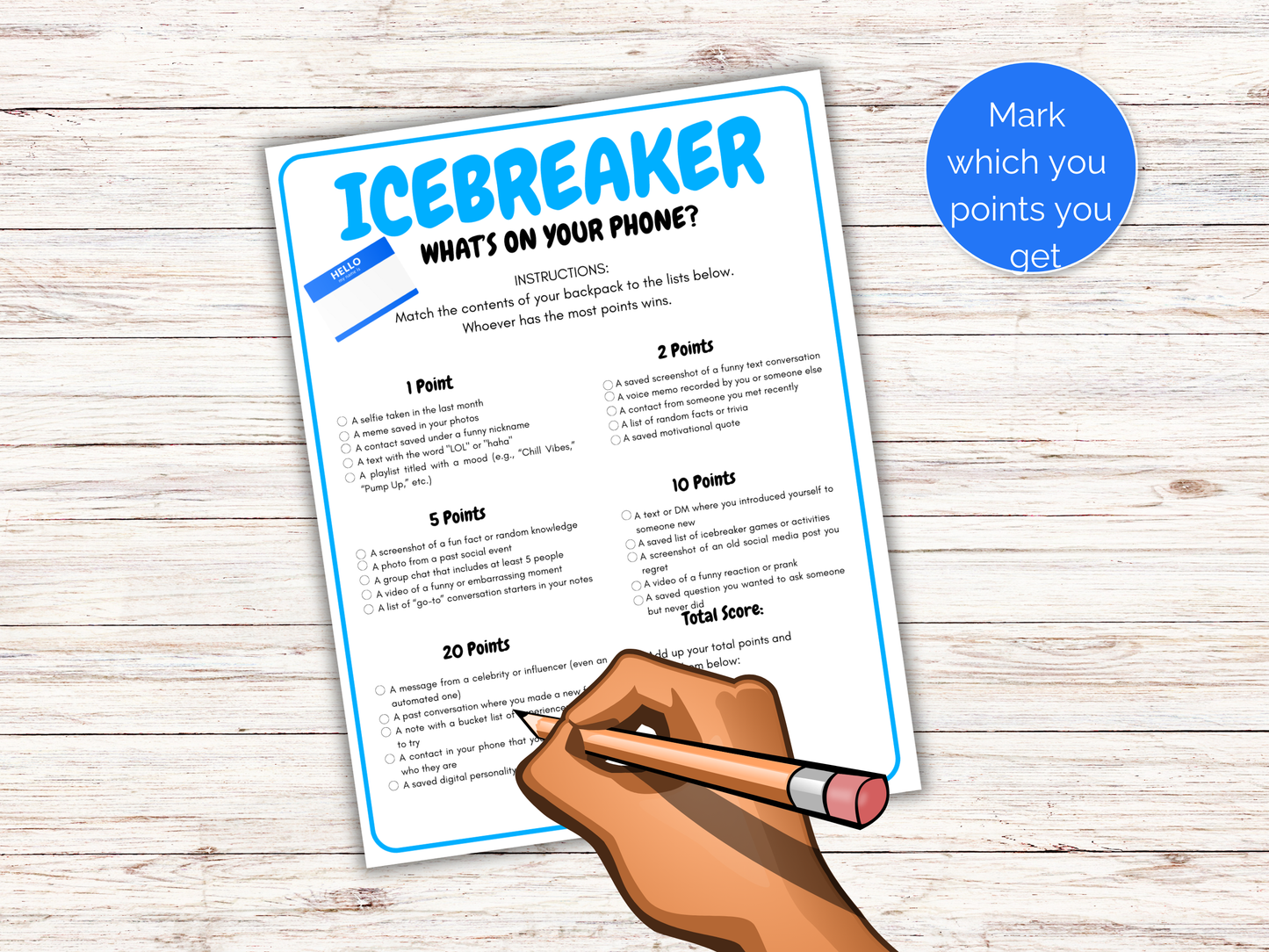 Icebreaker What's On Your Phone
