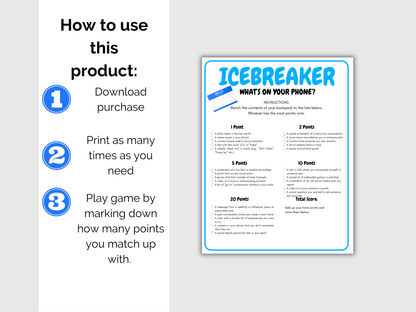 Icebreaker What's On Your Phone