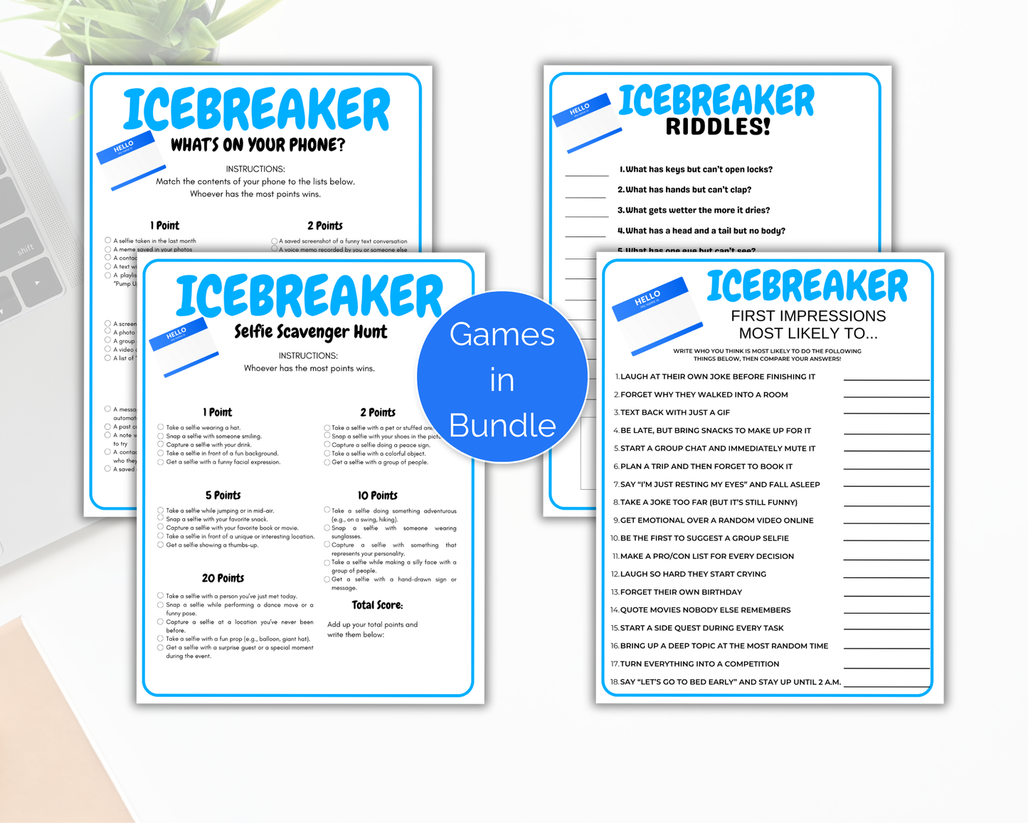 Icebreaker Game Bundle