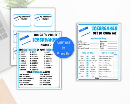Icebreaker Game Bundle