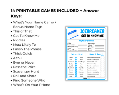 Icebreaker Game Bundle