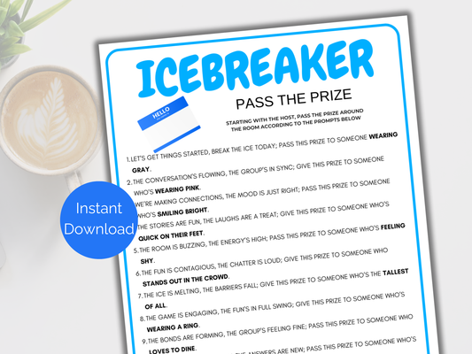 Icebreaker Pass The Prize