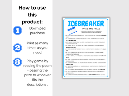 Icebreaker Pass The Prize
