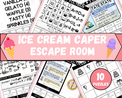 Ice Cream Escape Room for Kids