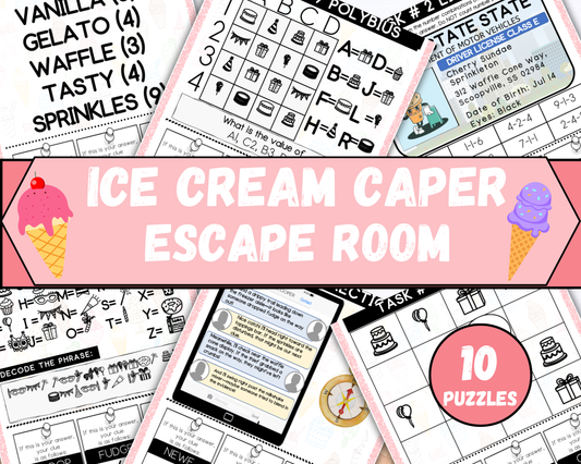 Ice Cream Escape Room for Kids