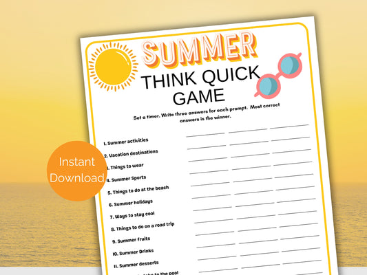 Summer Think Quick