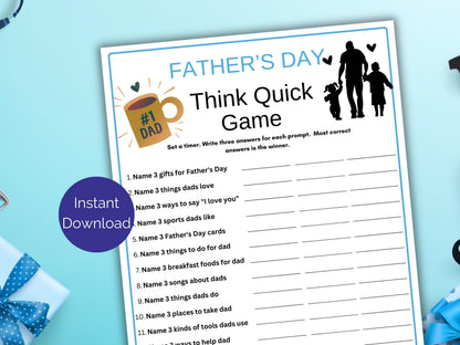 Fathers Day Think Quick