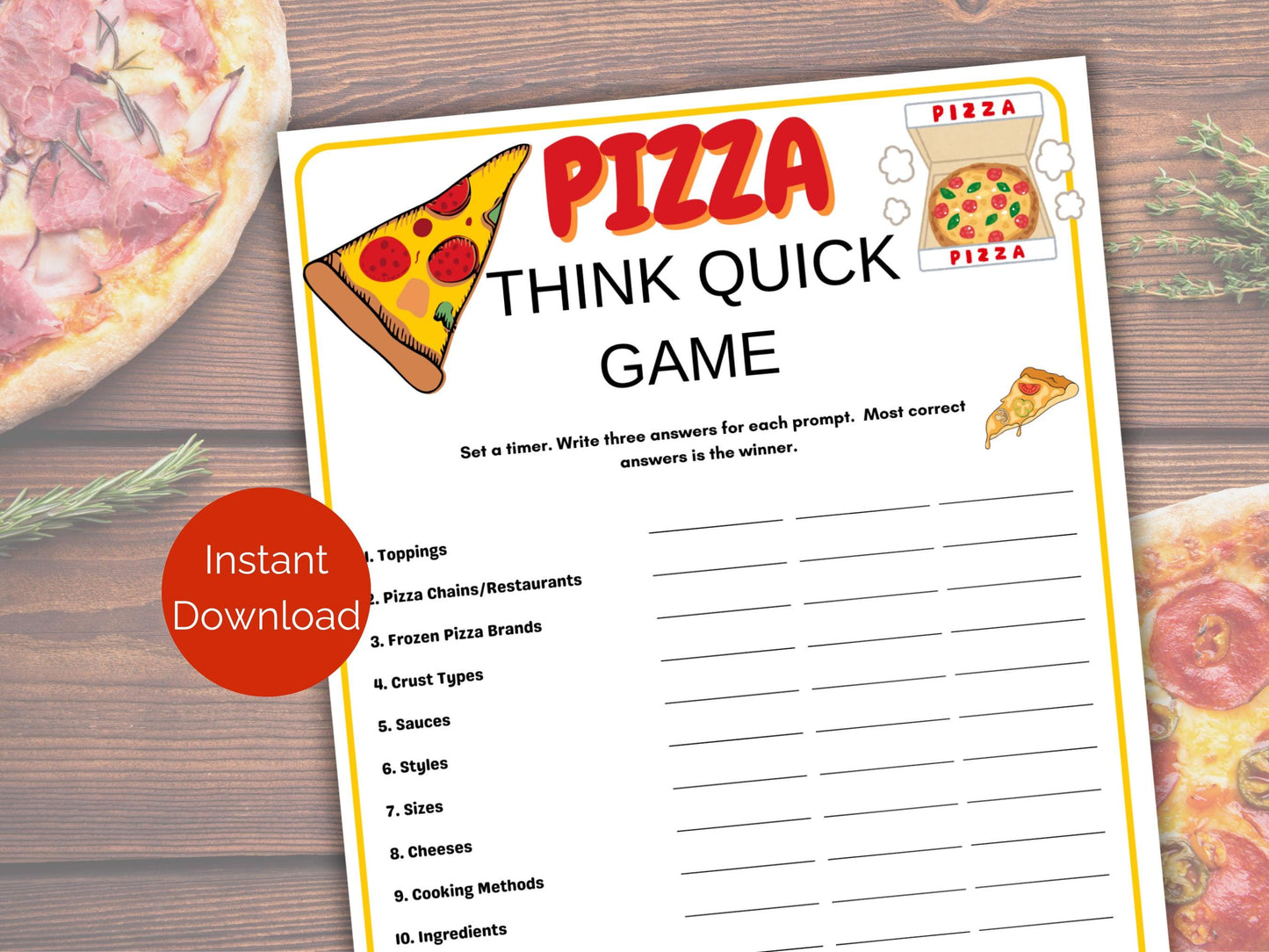Pizza Think Quick