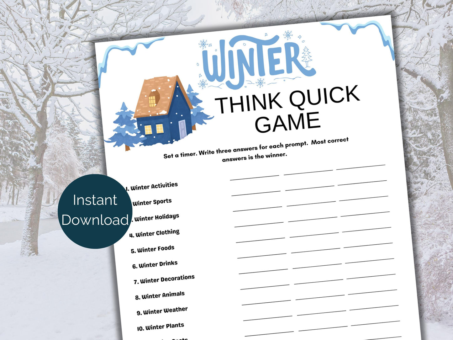 Winter Think Quick