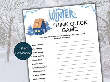 Winter Think Quick