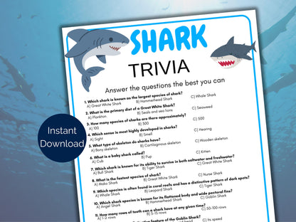 Shark Trivia Game