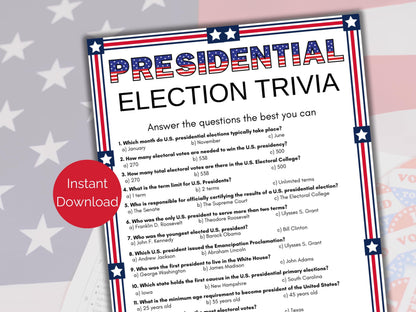 US Election Trivia Game