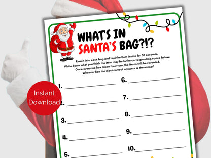 What's in Santa's Bag