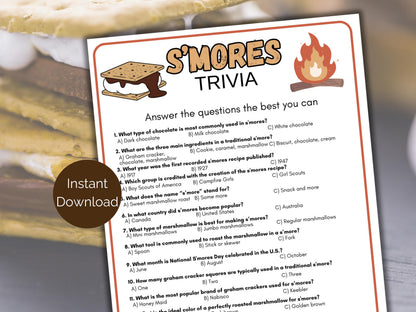 S'mores Trivia Game